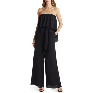 Vici Strapless Tie Jumpsuit